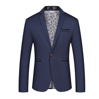 Men Black Blazer  Mens Casual Business Cotton Slim Fit Red Suit jacket Men Plus Size 4XL5XL Blazer Masculino