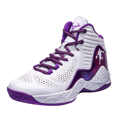 High-Top Sports Basketball Shoes Men's Fashion Street Basketball Shoes Men's Outdoor Breathable Sneakers