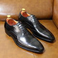 Luxury Men Dress Shoes Genuine Calf Leather Oxford Shoes for Men
