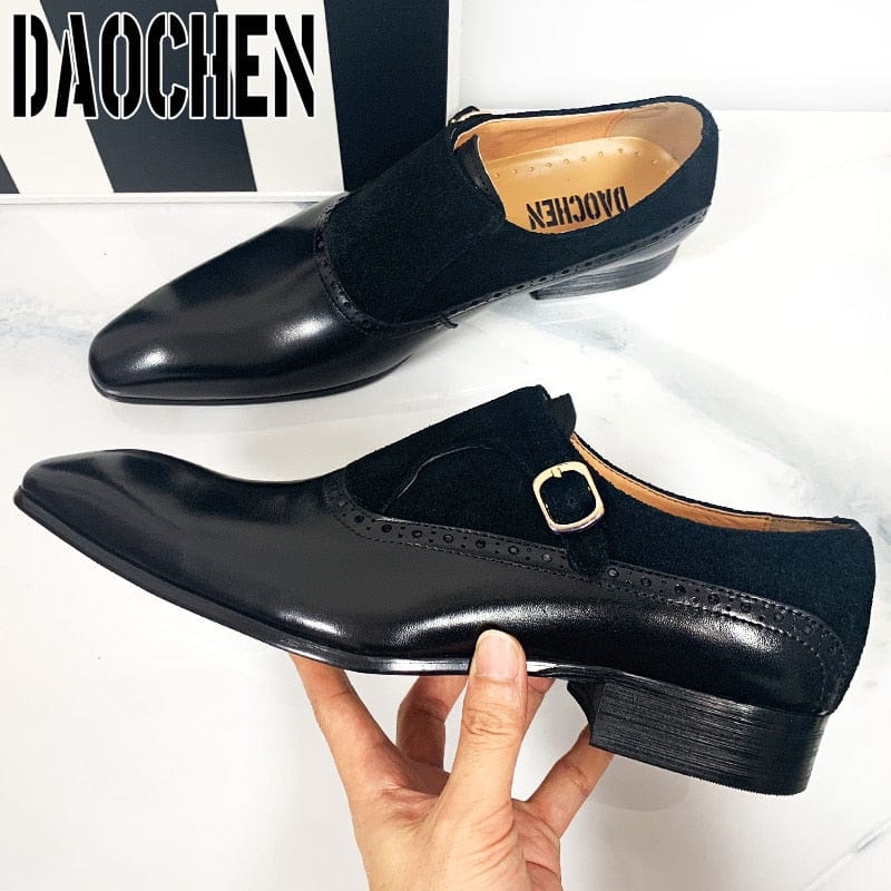 Luxury Brand Mens Shoes Handmade Loafers Summer Dress Shoe Men Casual Shoes Wedding Banquet Office Genuine Leather Shoes For Men