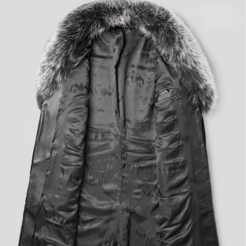 Men&#39;s Winter Jacket Large Size Faux Fur Coat Mink Hair Male Long Coat Winter Man Coat 2022 Luxury Can Be Customized