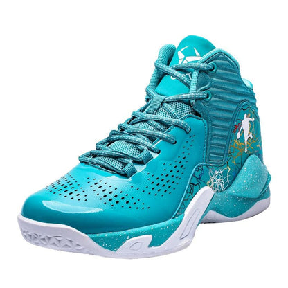 High-Top Sports Basketball Shoes Men's Fashion Street Basketball Shoes Men's Outdoor Breathable Sneakers