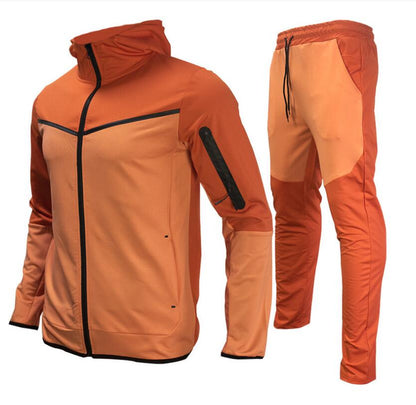 New Brand Men's Sweatsuit Tech Fleece Hoodie Cotton Stretch Training Wear Good Quality Coat Sweatpants Sport Set Clothing