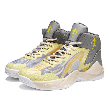 Men Basketball Shoes Breathable Cushioning Non-Slip Wearable Sports Shoes Gym Training Athletic Basketball Sneakers Women