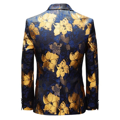 Blazer Double Breasted Suits  Latest Coat Black Blue Terno Masculino Slim Fit Tuxedo Party Jacket Wedding Suits for Men