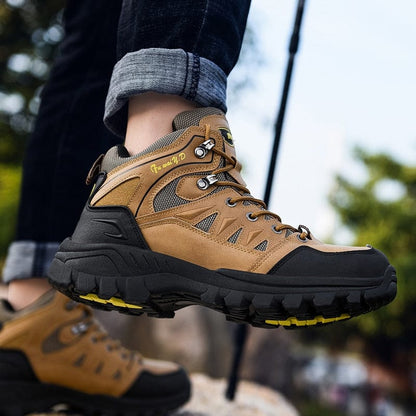 Men's Outdoor Hiking Shoes Mountaineer Climbing Sneakers  Tactical Hiking Shoes Men Camping Walking Boots zapatos