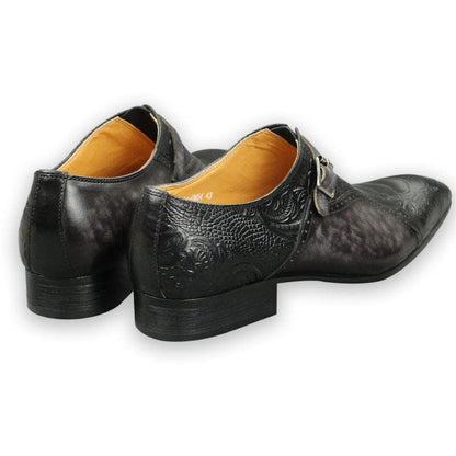 Men's Office Shoes New Fashion Single Product Modern Style High Quality Handmade Wing Tip Oxford Black designer Shoe Business PU