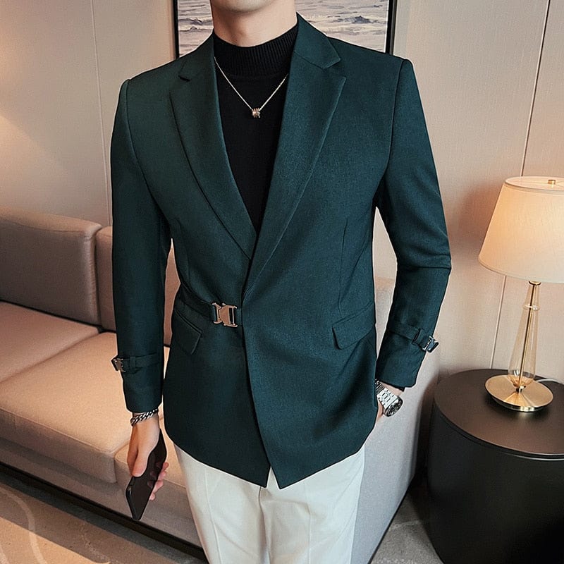 2022 British Style Men Spring High Quality Business Tuxedo/Male Slim Fit Fashion Business Suit Jackets/Man Casual Blazers S-3XL