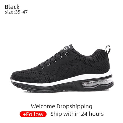 NEW Air Cushion Sports Shoes Unisex Fashion Running Men Sneakers Comfortable Breathable Mesh Casual Shoes Zapatos De Hombre
