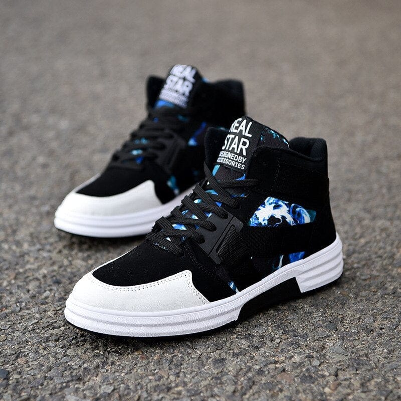 Men's Skateboarding Shoes 48 Casual High Top Walking Sneakers Sports Shoes Breathable Hip hop Shoes Street Shoes Chaussure Homme