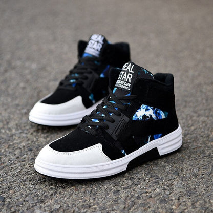 Men's Skateboarding Shoes 48 Casual High Top Walking Sneakers Sports Shoes Breathable Hip hop Shoes Street Shoes Chaussure Homme