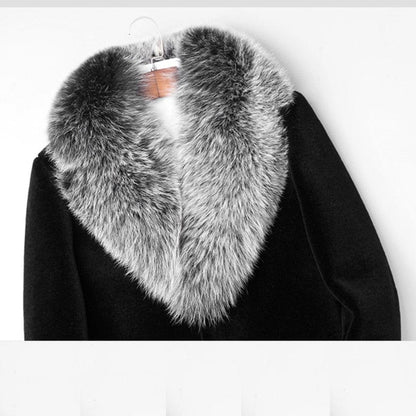 Men's Winter Jacket Large Size Faux Fur Coat Mink Hair Male Long Coat Winter Man Coat  Luxury Can Be Customized