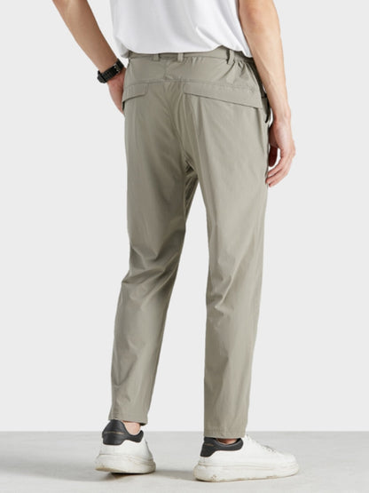 New Summer Casual Pants Men Sportswear Breathable Quick Dry Nylon Loose Straight Golf Pant Plus Size Track Trousers 8XL