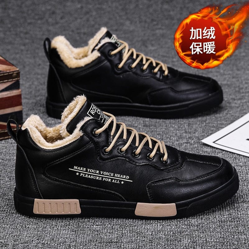 Men's Non-slip Leather Casual Shoes Formal Wear Lightweight Men's Shoes Fashion Trend Outdoor Walking Shoes