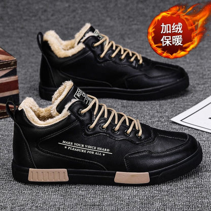 Men's Non-slip Leather Casual Shoes Formal Wear Lightweight Men's Shoes Fashion Trend Outdoor Walking Shoes