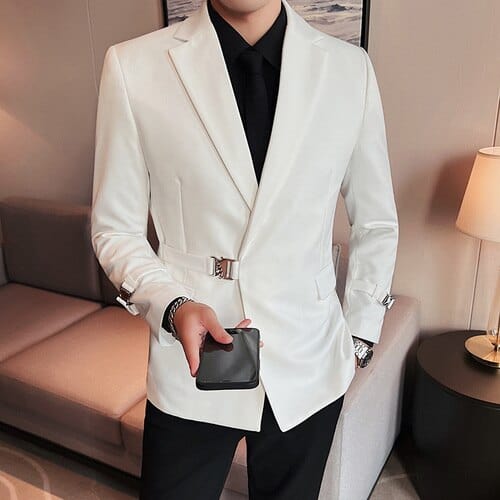 2022 British Style Men Spring High Quality Business Tuxedo/Male Slim Fit Fashion Business Suit Jackets/Man Casual Blazers S-3XL