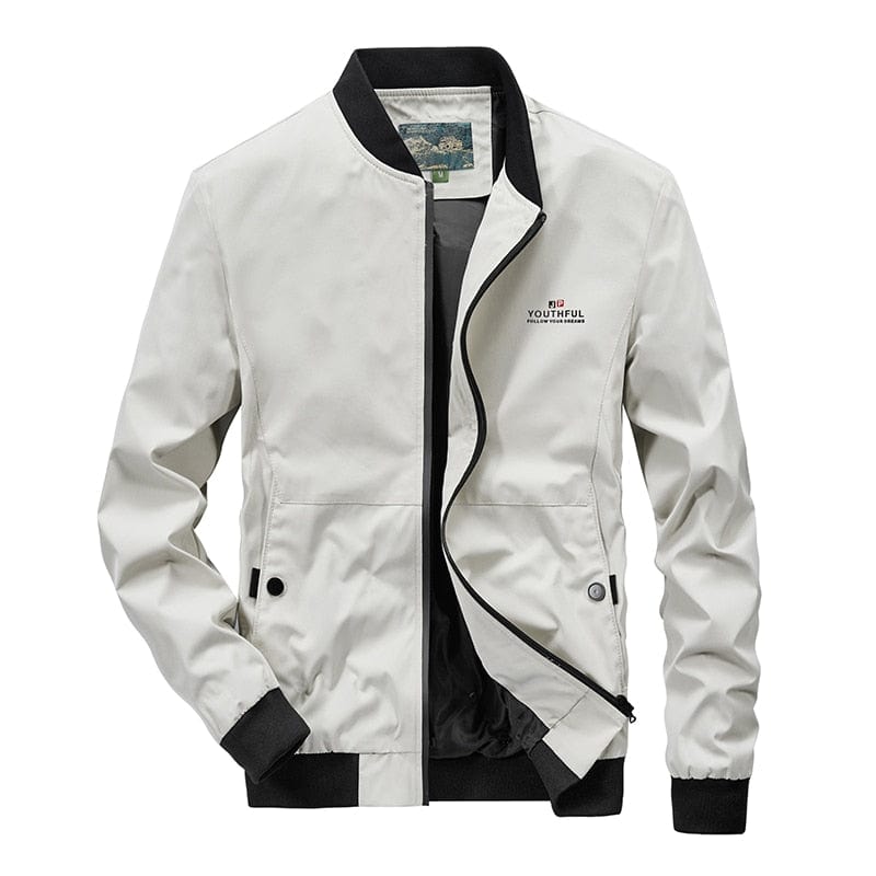 Men Fashion Jacket Men New Casual Windbreaker Bomber Jacket Coats Men  Spring Autumn Outdoor Waterproof Slim Jackets Mens