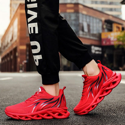 Mens Sneakers Outdoor Fashion Breathable Soft Bottom Training Shoes Lightweight Running Shoes