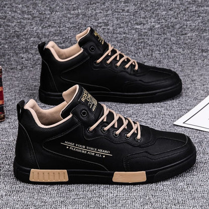 Men's Non-slip Leather Casual Shoes Formal Wear Lightweight Men's Shoes Fashion Trend Outdoor Walking Shoes