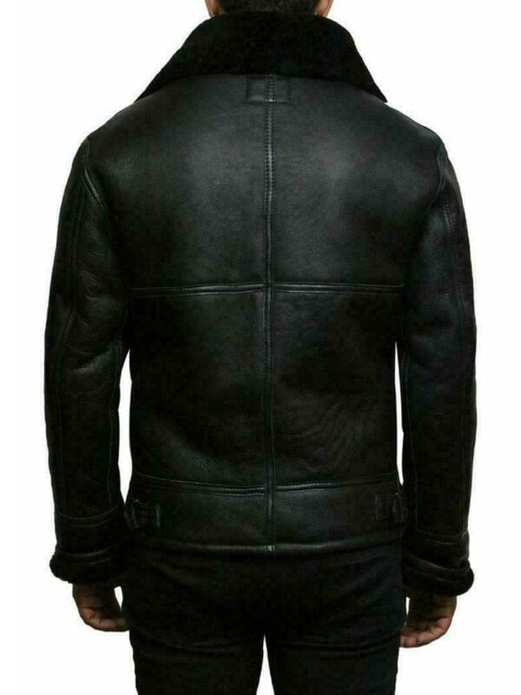 PFHQ  Autumn Winter Men's Jacket Faux Fur Shearling Coat Stylish Leather Causal Elegant Wool Liner PU Clothes Free Shipping