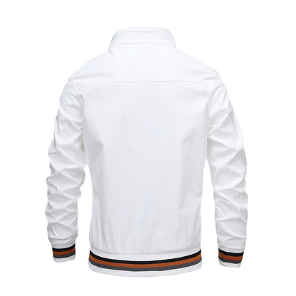 Men Fashion Jacket Men New Casual Windbreaker Bomber Jacket Coats Men  Spring Autumn Outdoor Waterproof Slim Jackets Mens