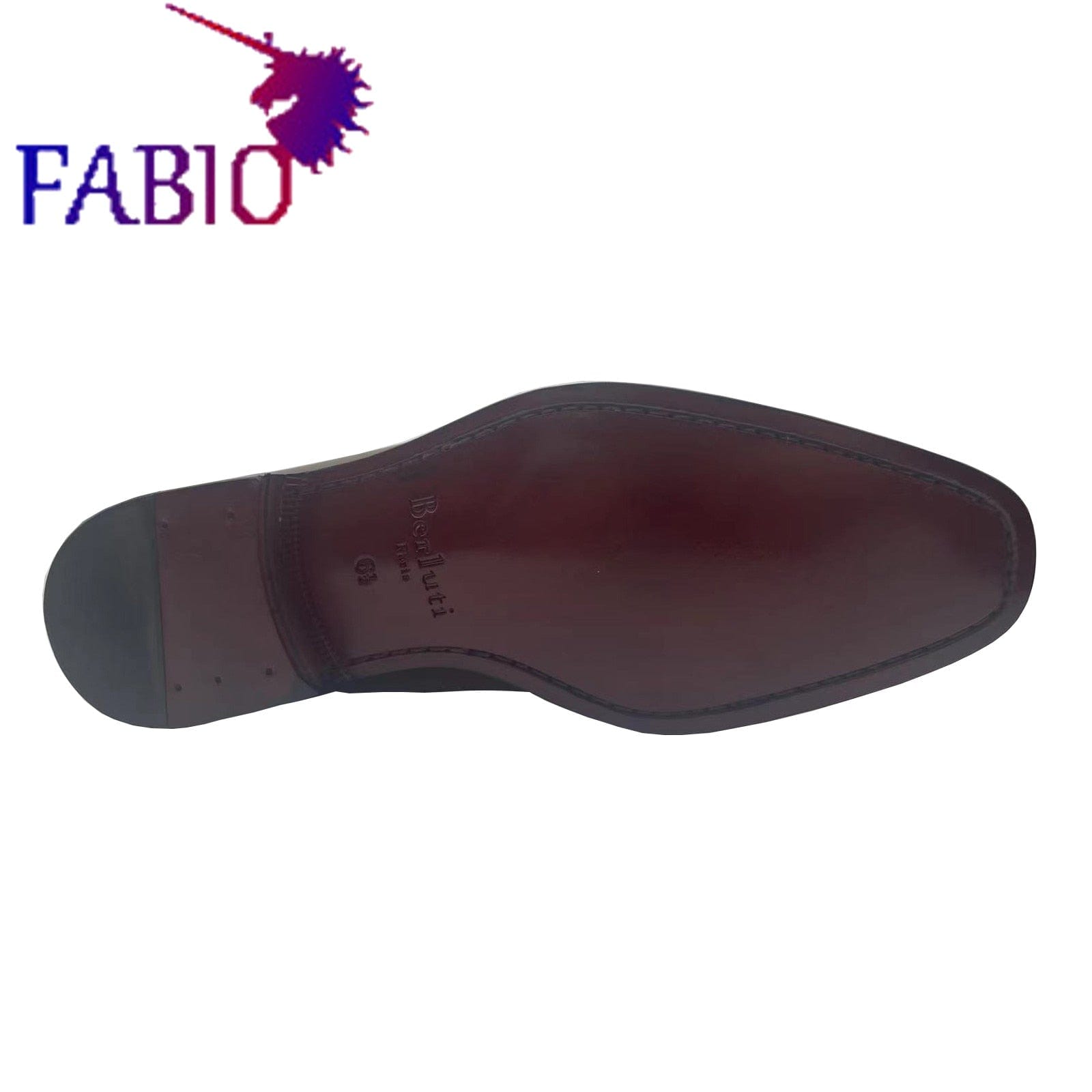 Talpă exterioară din piele franceză. Pantofi formali pentru bărbați în stil Bruti