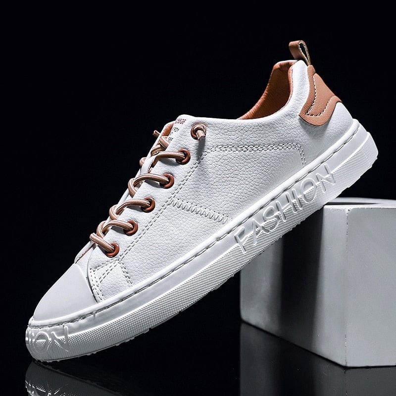 Men's Casual Shoes Lightweight Breathable Men Shoes Flat Lace-Up Men Sneakers White Business Travel Unisex Tenis Masculino