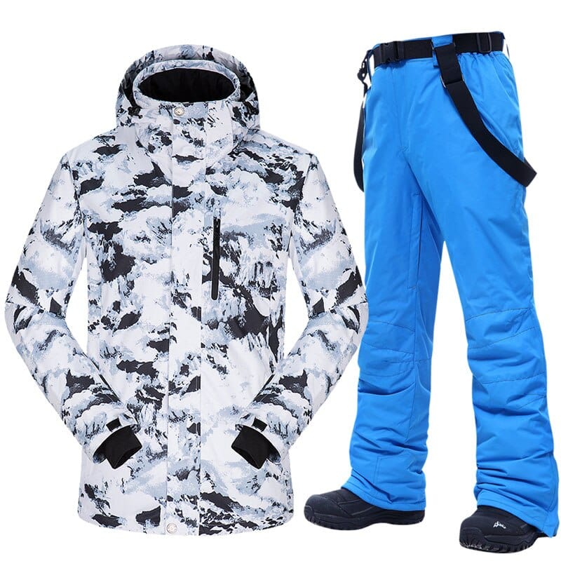 Ski Suit Men Winter Warm Windproof Waterproof Outdoor Sports Snow Jackets and Pants Hot Ski Equipment Snowboard Jacket Men Brand