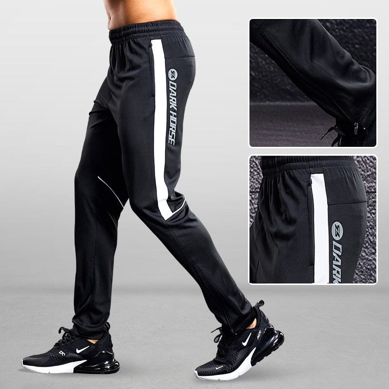 Pantaloni de sport Pantaloni de alergare pentru bărbați, cu buzunare cu fermoar Pantaloni de antrenament și de jogging pentru bărbați, îmbrăcăminte sport ocazională, pantaloni pentru bărbați