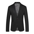 Men Black Blazer  Mens Casual Business Cotton Slim Fit Red Suit jacket Men Plus Size 4XL5XL Blazer Masculino