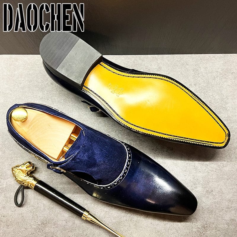 Luxury Brand Mens Shoes Handmade Loafers Summer Dress Shoe Men Casual Shoes Wedding Banquet Office Genuine Leather Shoes For Men