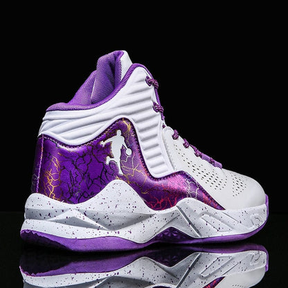 High-Top Sports Basketball Shoes Men's Fashion Street Basketball Shoes Men's Outdoor Breathable Sneakers