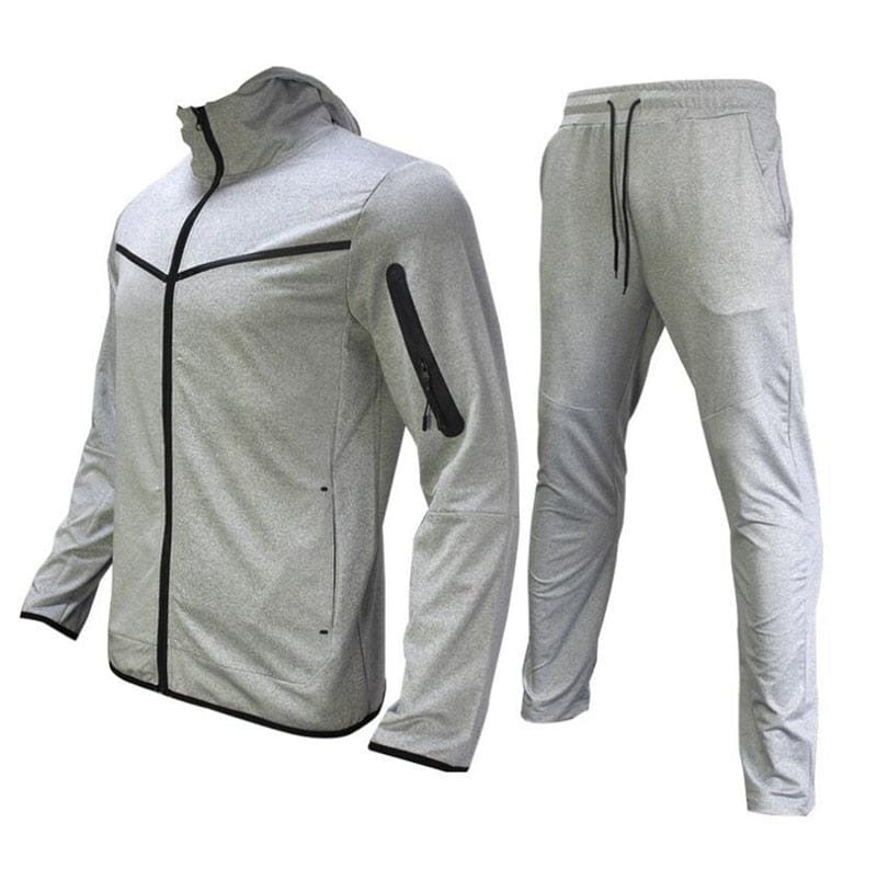 2022 New Brand Men&#39;s Sweatsuit Tech Fleece Hoodie Cotton Stretch Training Wear Good Quality Coat Sweatpants Sport Set Clothing