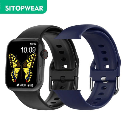 SitopWear Smart Watch  Wireless Charging Smartwatch Bluetooth Calls Watches Men Women Fitness Bracelet Custom Watch Face