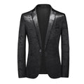 Fashion New Men's Casual Boutique Business Personalized Printing Slim Fit Suit Coat Blazers Jacket Dress Big Size 6XL