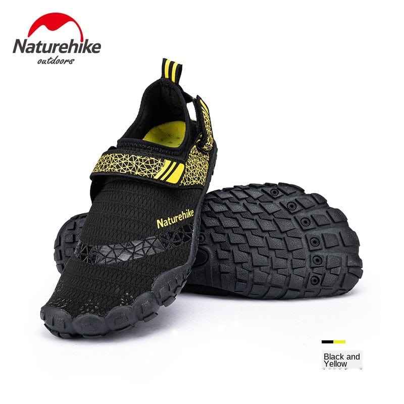 Naturehike Anti-alunecare Wading Upstream Pantofi de plajă Talpă din cauciuc îngroșată Anti-alunecare Rezistent la uzură Pantof cu design cu orificii de scurgere inferioară