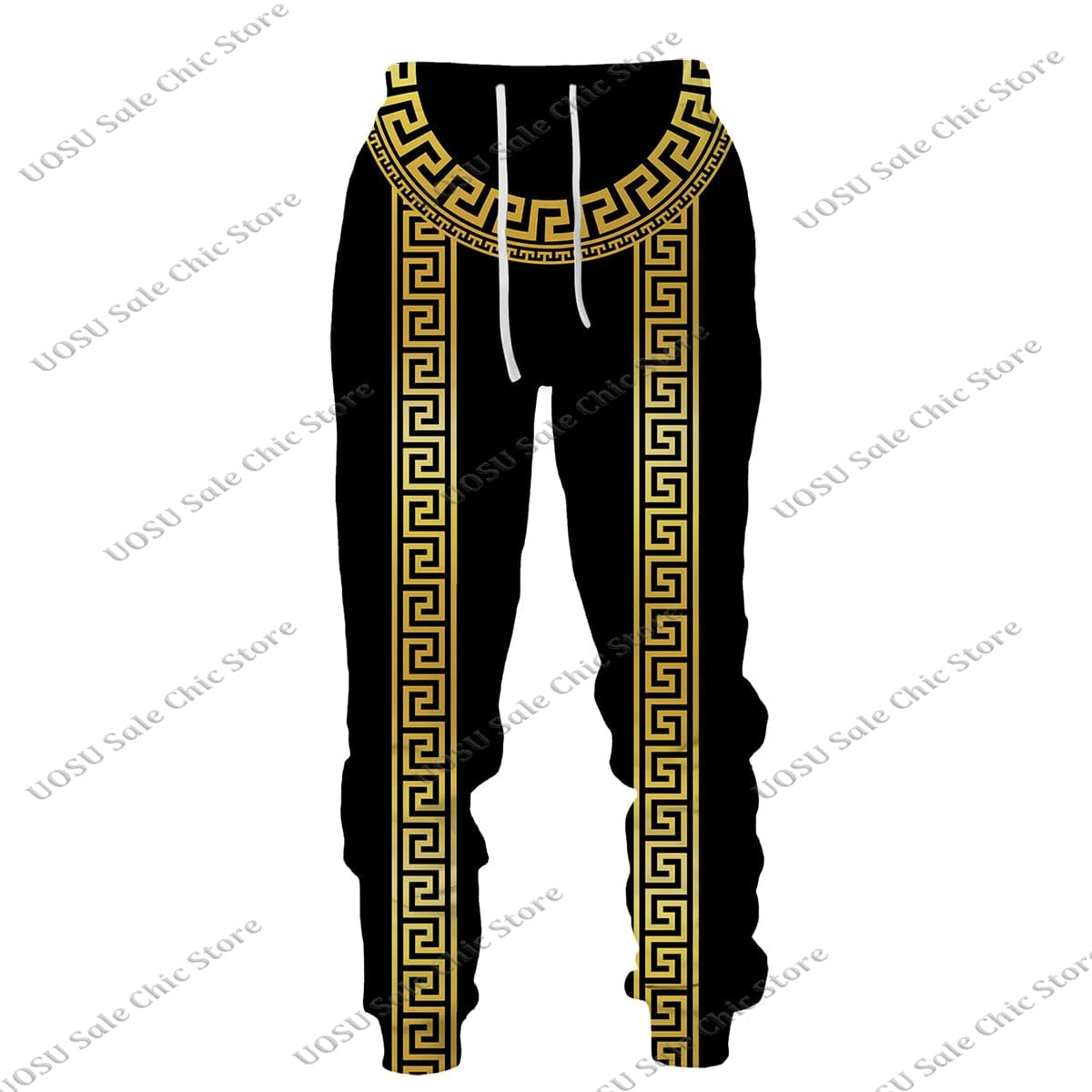 Men Women Golden Pattern Head Printed Hoodie/Trousers/Suit Graphic Oversize Hoodie Pants Tracksuit Mens Clothes Chandal