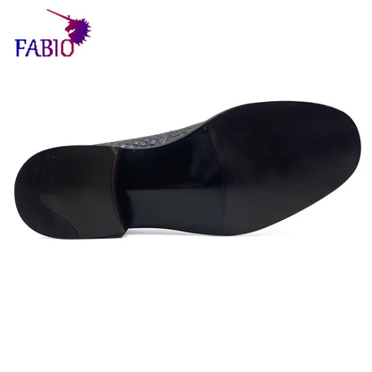 Handcraft business casual the banquet High-end custom men's leather shoes
