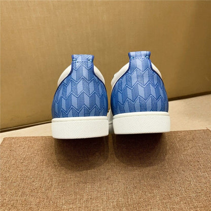 Luxury Shoes Men's Shoes Red Sole Shoes Leather Low Top Rivet Men's Shoes Casual Shoes Couple Shoes Casual Sports Shoes35-48