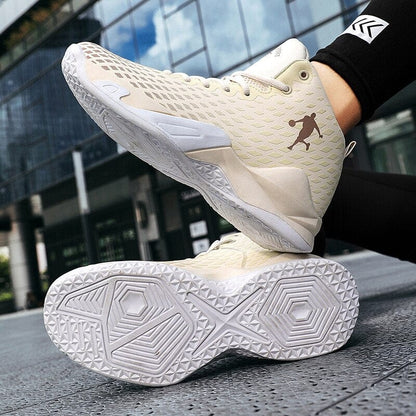 Couple Sneakers High Top Men's Basketball Shoes Fashion Women Basketball Sneakers Anti-skid Athletic Trainers Sapatillas Hombre