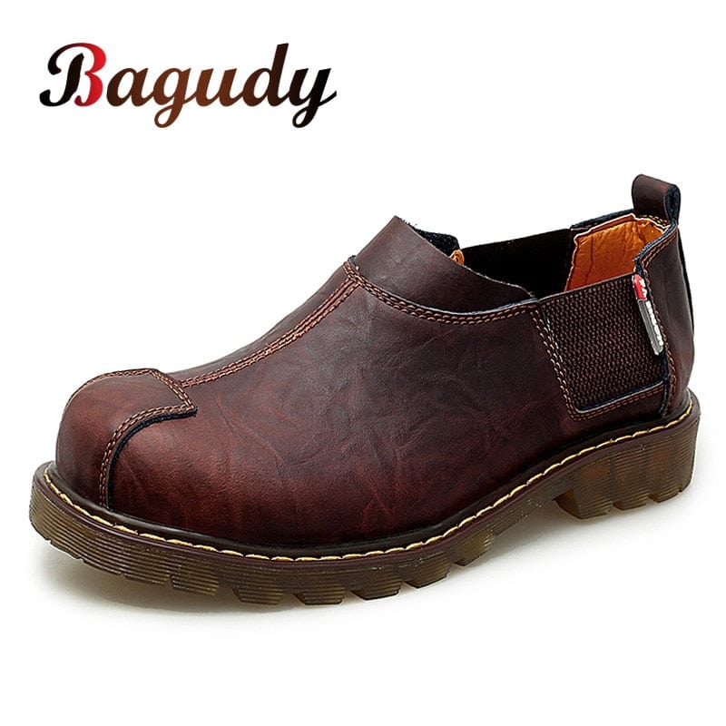 Pantofi din piele cu cap mare pentru bărbați Pantofi casual din piele naturală de modă Pantofi oxford de calitate superioară pentru rochie Pantofi de lucru pentru bărbați Mărimea 38-47