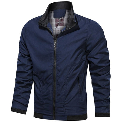 Men Fashion Jacket Men New Casual Windbreaker Bomber Jacket Coats Men  Spring Autumn Outdoor Waterproof Slim Jackets Mens