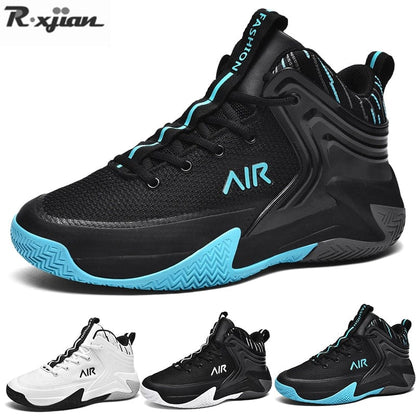 Men Basketball Shoes Breathable Cushioning Non-Slip Wearable Sports Shoes Gym Training Athletic Basketball Sneakers Women