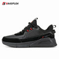 Baasploa Men Casual Waterproof Running Shoes Fashion Leather Skateboard Shoes Non-slip Wear-resistant Male Sport Shoes  New
