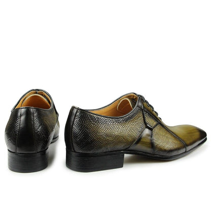 British Style Business Formal Leather Shoes Men's Groom Wedding Shoes Leather Pointed Toe Oxford Shoes Spring Casual Men's Shoes