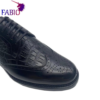 Italian leather Bruti style stitching design men's business formal shoes handmade custom business dinner men's shoes