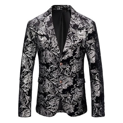 Blazer Double Breasted Suits  Latest Coat Black Blue Terno Masculino Slim Fit Tuxedo Party Jacket Wedding Suits for Men