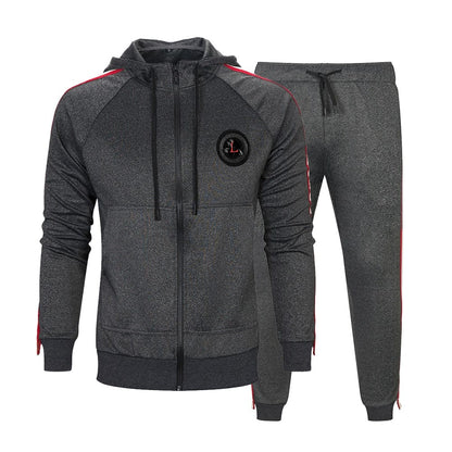 Military Tracksuit Men Autumn Casual Set Male Streetwear Joggers Hooded Jackets + Pants 2 Piece Sets Army Green Sportsuits