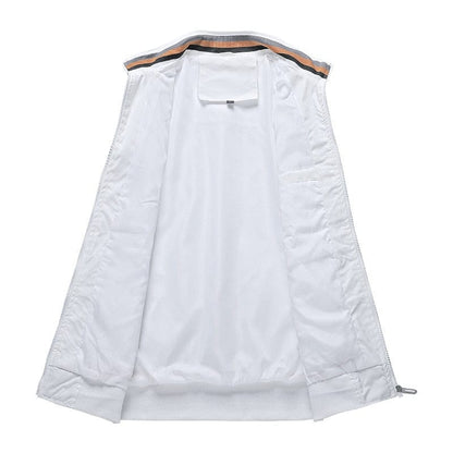 Men Fashion Jacket Men New Casual Windbreaker Bomber Jacket Coats Men  Spring Autumn Outdoor Waterproof Slim Jackets Mens