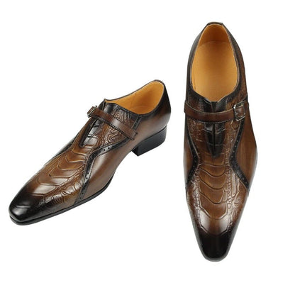 Men's Office Shoes New Fashion Single Product Modern Style High Quality Handmade Wing Tip Oxford Black designer Shoe Business PU
